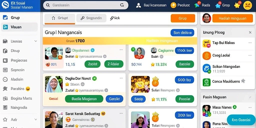 Komunitas aktif yang saling mendukung dan berbagi pengalaman.