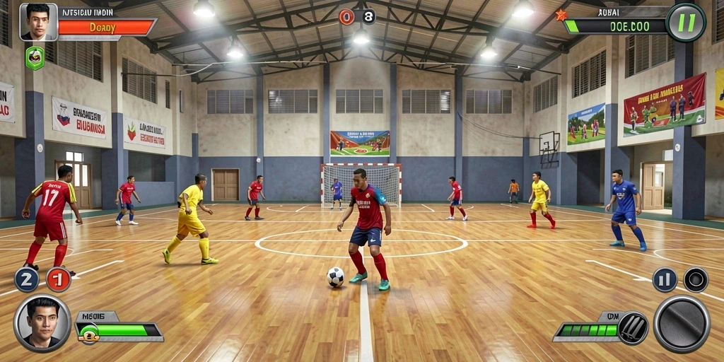 Grafis yang memukau dan penuh warna.