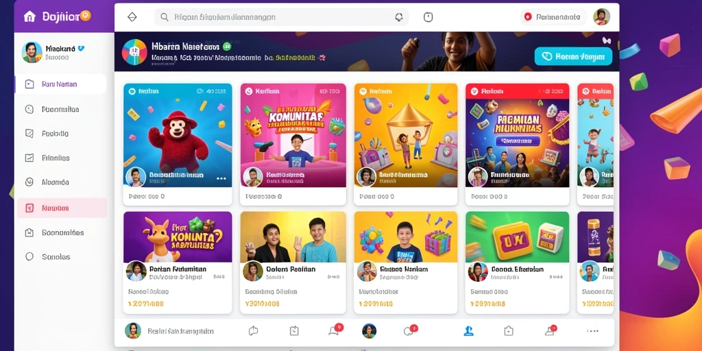 Komunitas aktif yang mendukung dan bersaing.