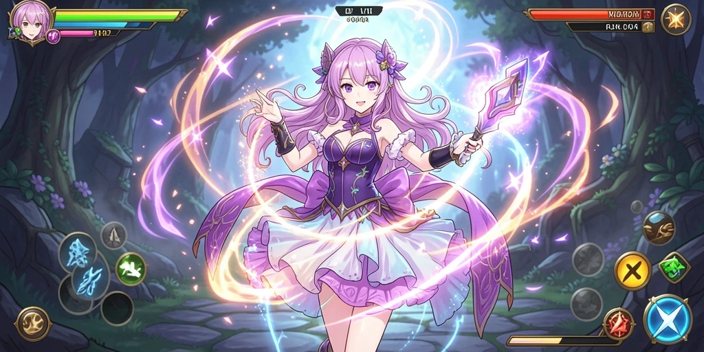Tantangan seru di salah satu level game.