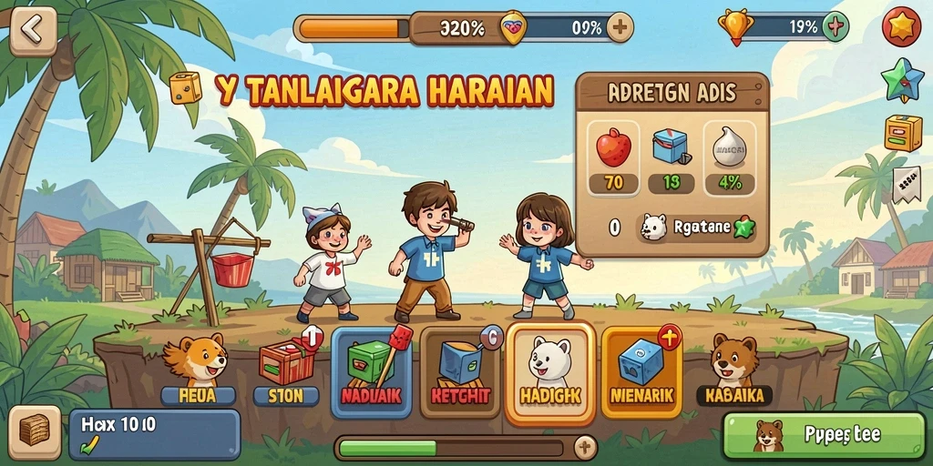 Momen seru saat bermain dengan teman di MERDEKAWIN.