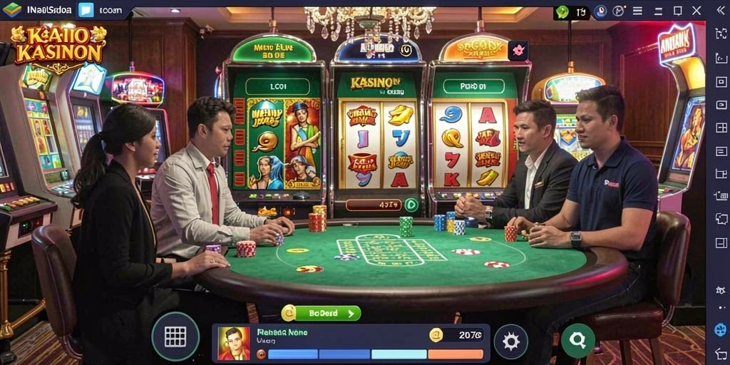Leaderboard yang menunjukkan peringkat pemain secara real-time.