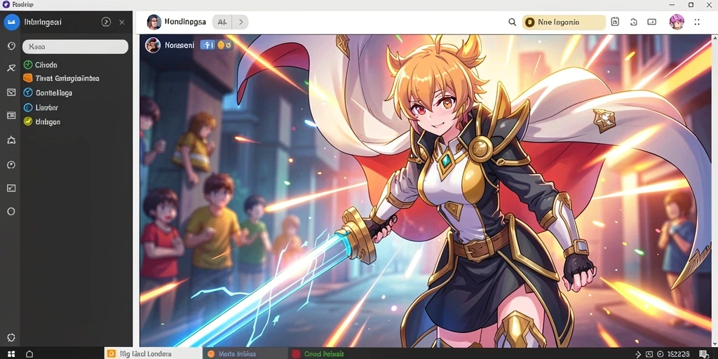 Gambaran grafik menakjubkan dalam permainan.